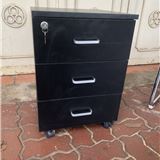 Hộc di động 3 ngăn kéo màu Đen