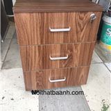 Hộc di động 3 ngăn kéo màu Nau – mã HDD-02