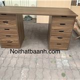 Bàn iker hộc ngăn kéo 2 bên 1m2x60