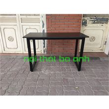 Bàn U đen 1m2x60