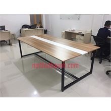 Bàn họp văn phòng chân sắt U 2m x 1m